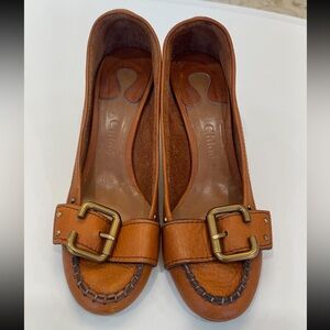 Chloe C Buckle Shoes Size 8